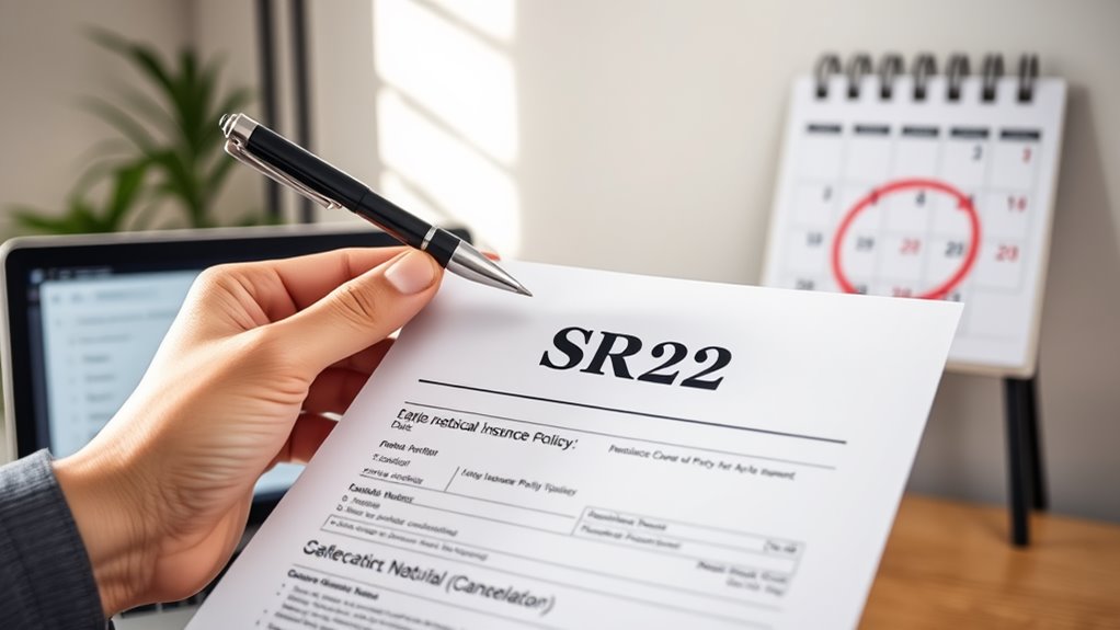 check sr22 policy details