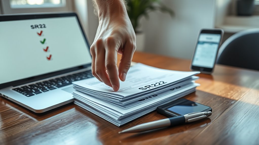 start sr22 filing procedure